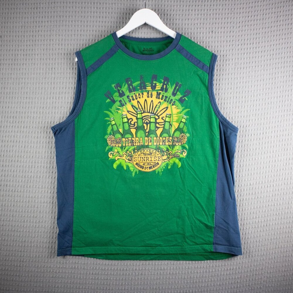 B.U.M Equipment Cerveza Beer Sleeveless Tee Mens XL